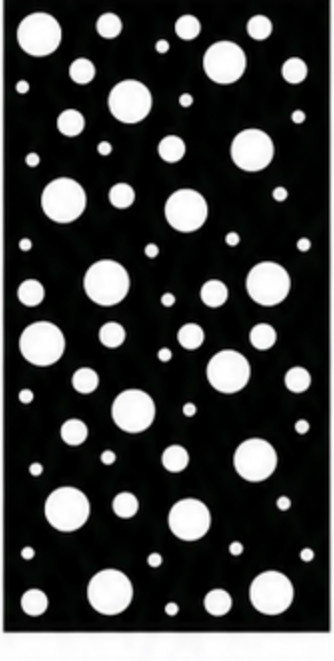 Diseño de panel decorativo metálico T10