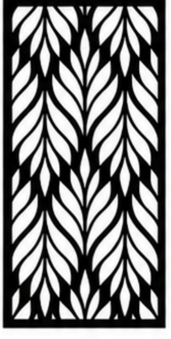 Diseño de panel decorativo metálico T11