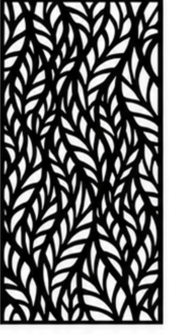 Diseño de panel decorativo metálico T12