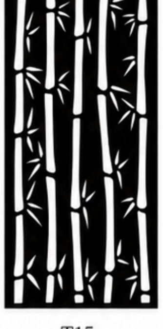 Diseño de panel decorativo metálico T15