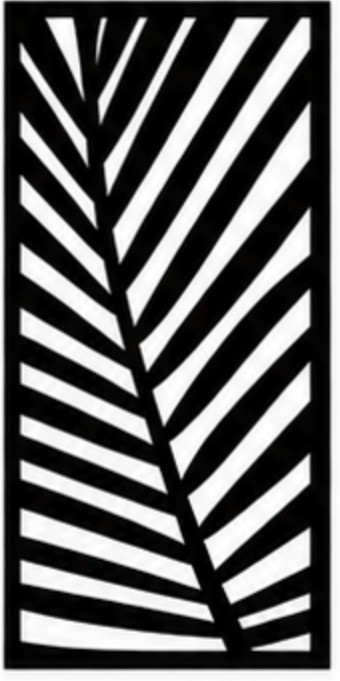 Diseño de panel decorativo metálico T17